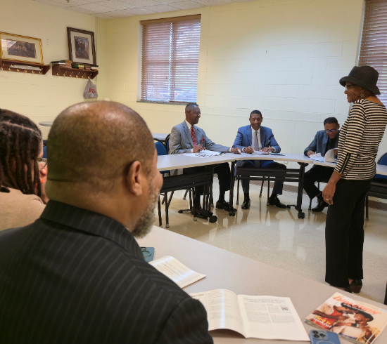 students in sunday school class